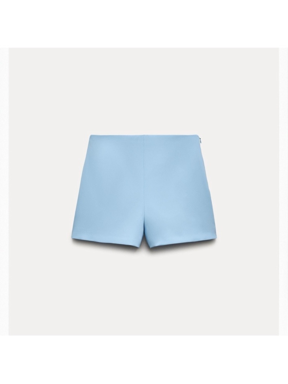 Zara Sky Blue High-Rise Skort - Picture 2 of 3